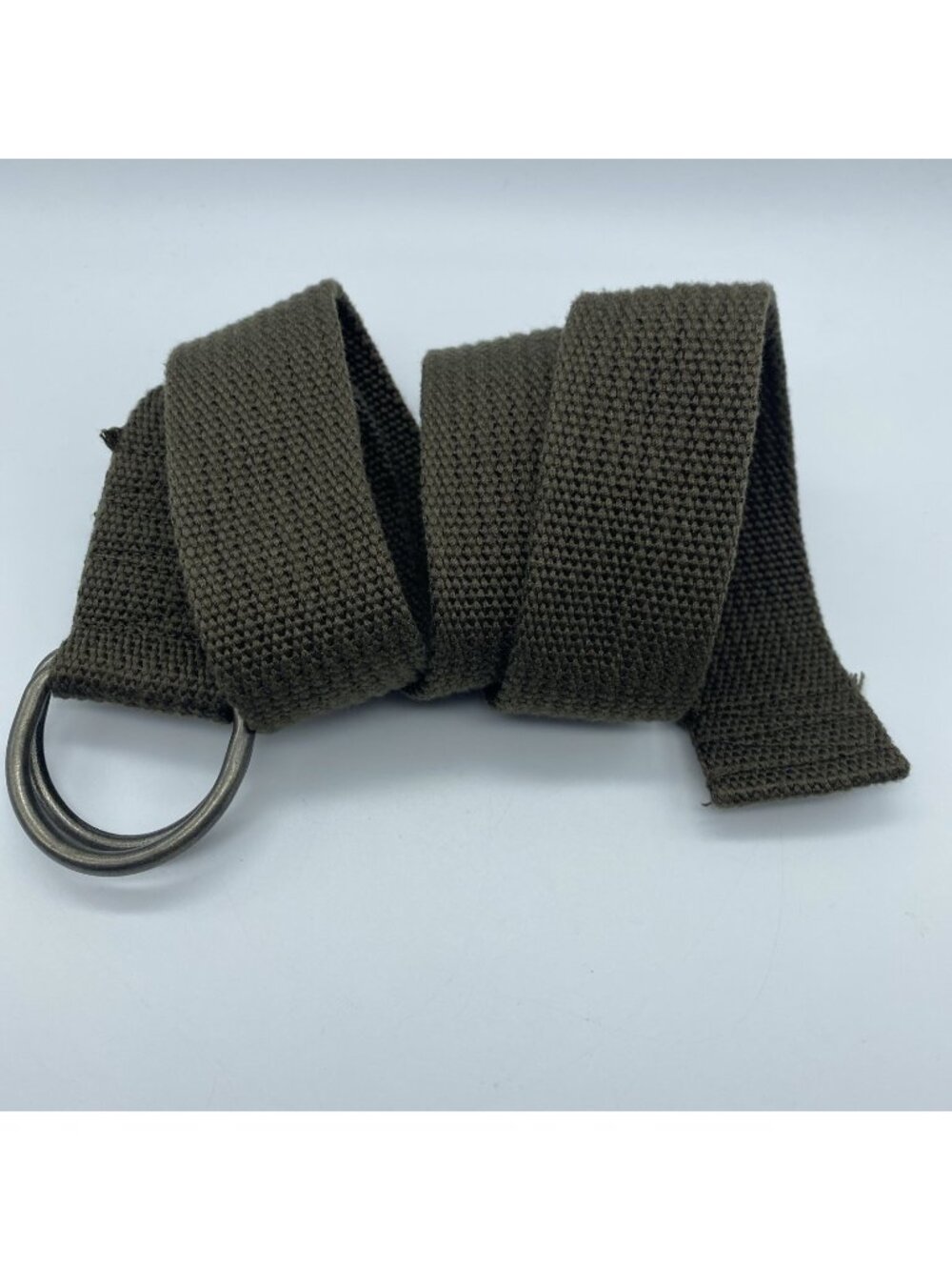 Unbranded Green Polyester D-Ring Belt Men's Size M 39" 1.5" Wide Casual